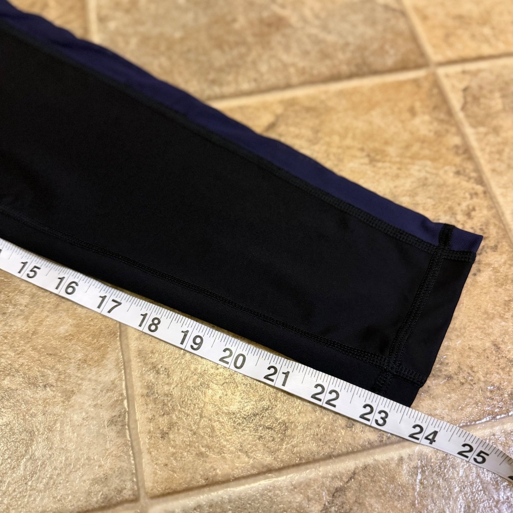 Aerie Chill Play Move High Waisted Colorblock Leggings Blue Womens Medium - Picture 7 of 10